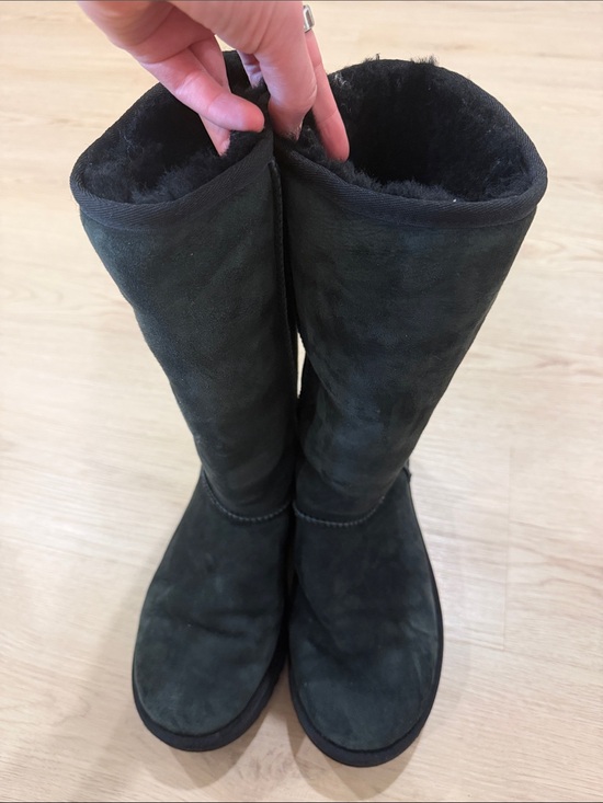 UGG Shoes - Women's Tall 8 Suede Winter Boots - Black